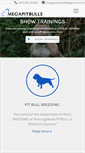 Mobile Screenshot of megapitbulls.com
